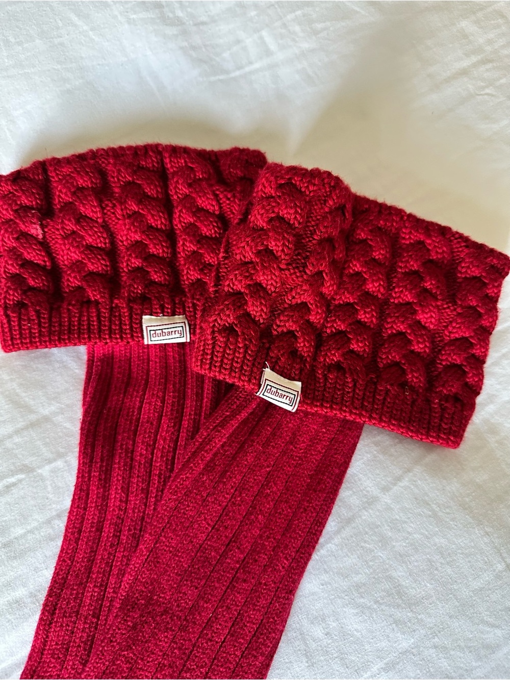 Dubarry of Ireland Crimson Cable Knit Socks/Boot Liner